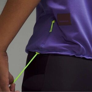 Lululemon 2022 Lightweight Cinched Hem Hiking T-Shirt size 12 in Charged Indigo